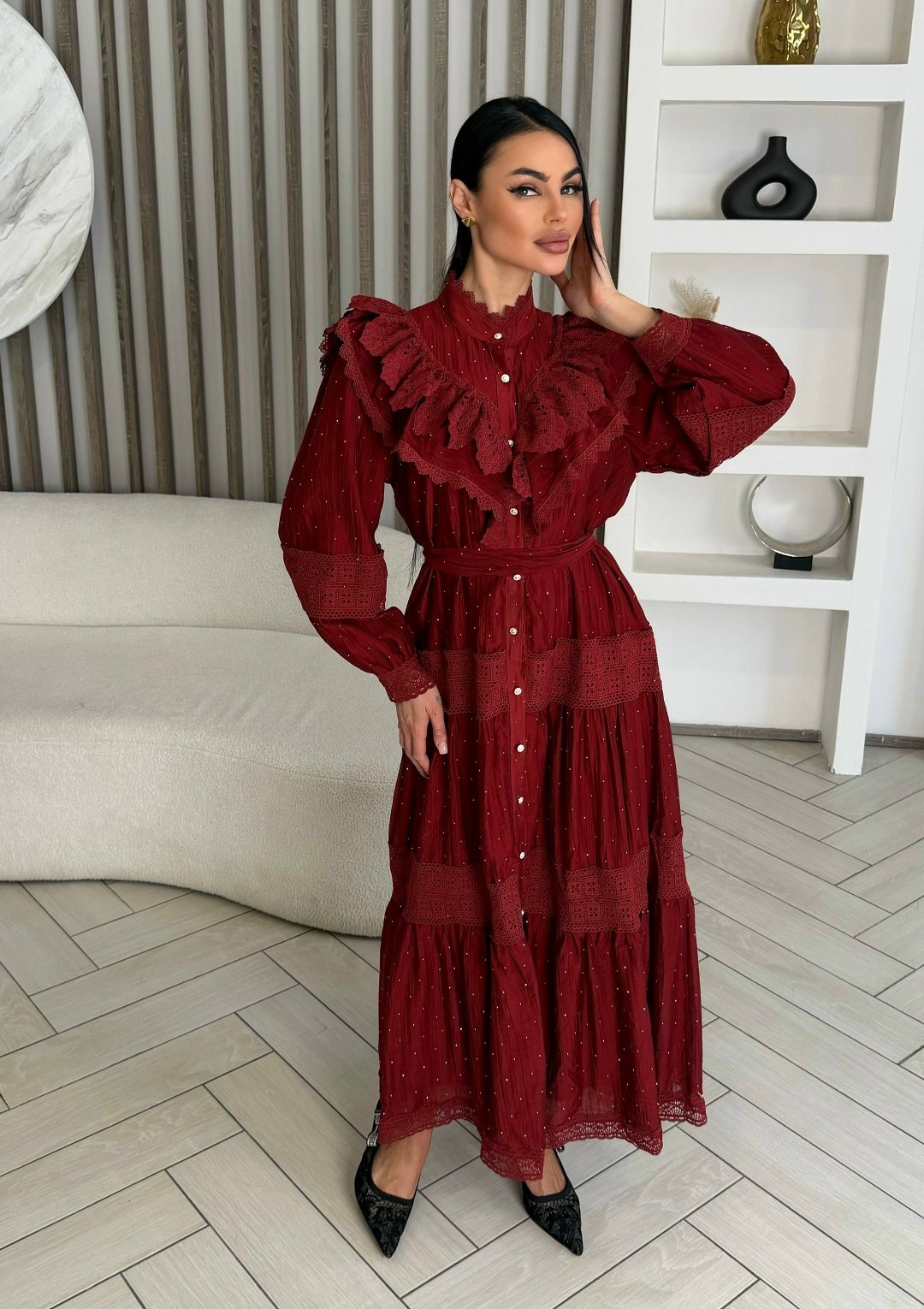 модное платье,платье стиль,платье женская,платье кружевное,бордовое платье