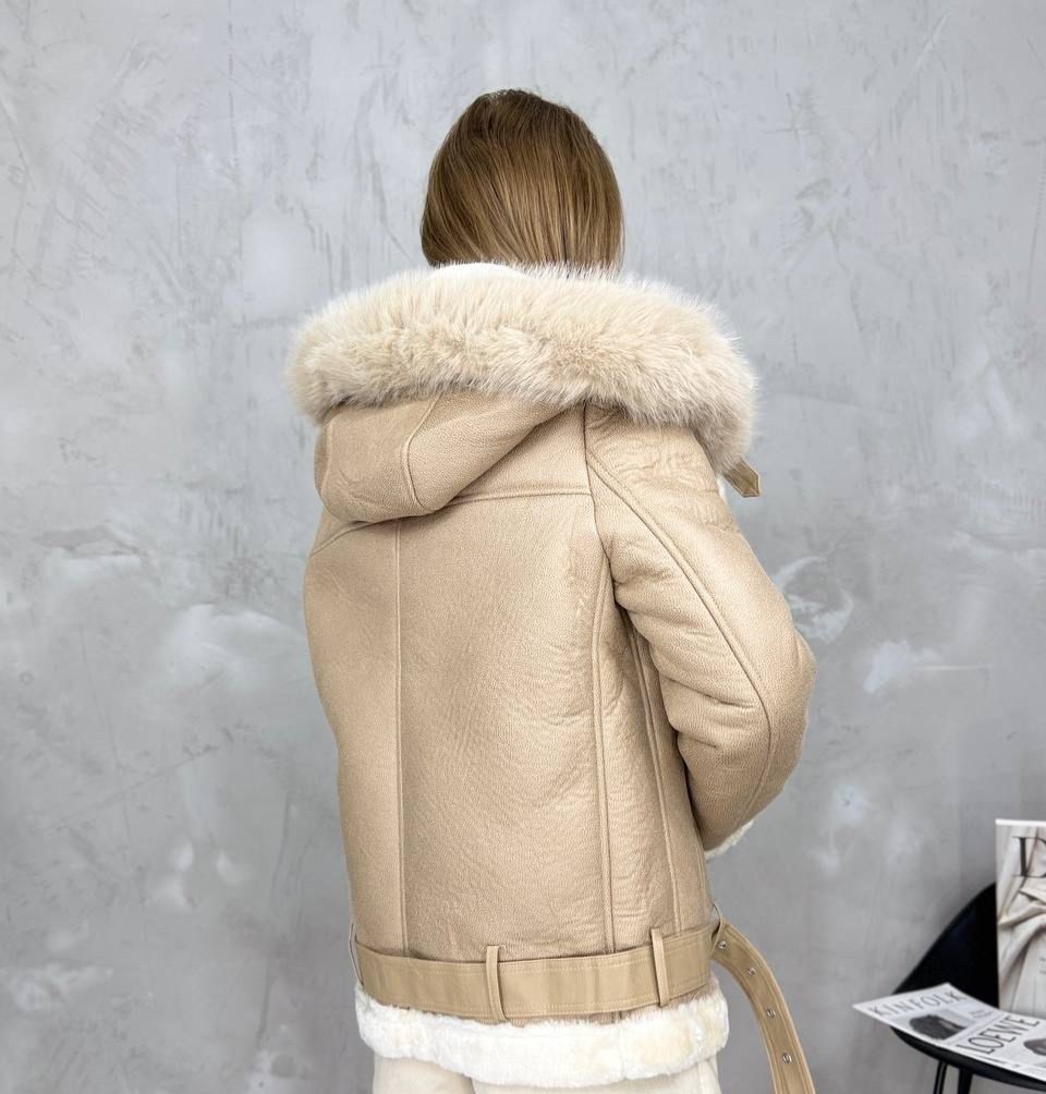бежевая куртка дубленка большой размер,дубленка укороченная женская,дубленка пилот женская,дубленка авиатор,женская дубленка