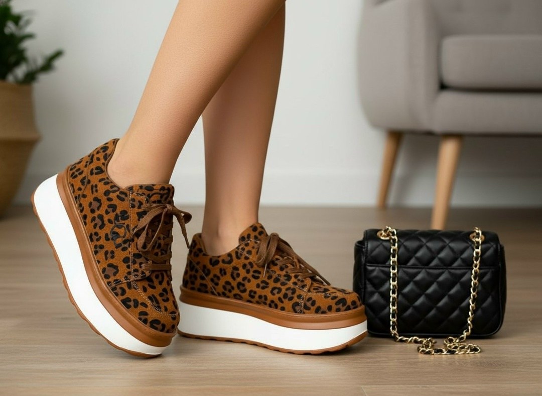 ,коричневые кроссовки женские,кроссовки женскиe,леопардовые кроссовки,женская