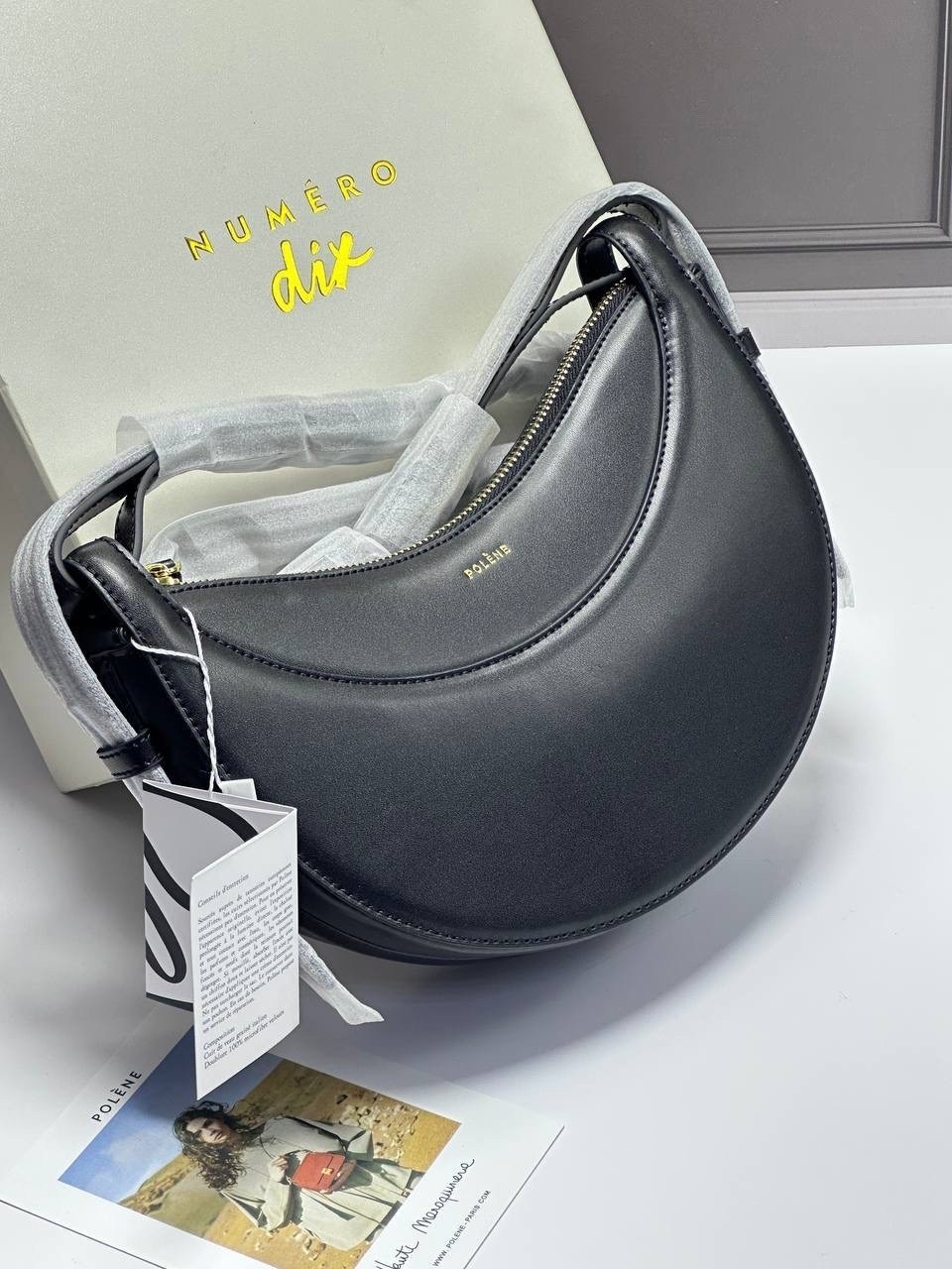 женская сумка на плечо,polene сумка на плечи из натуральной кожи,сумка,женская сумка,женская повседневная сумка