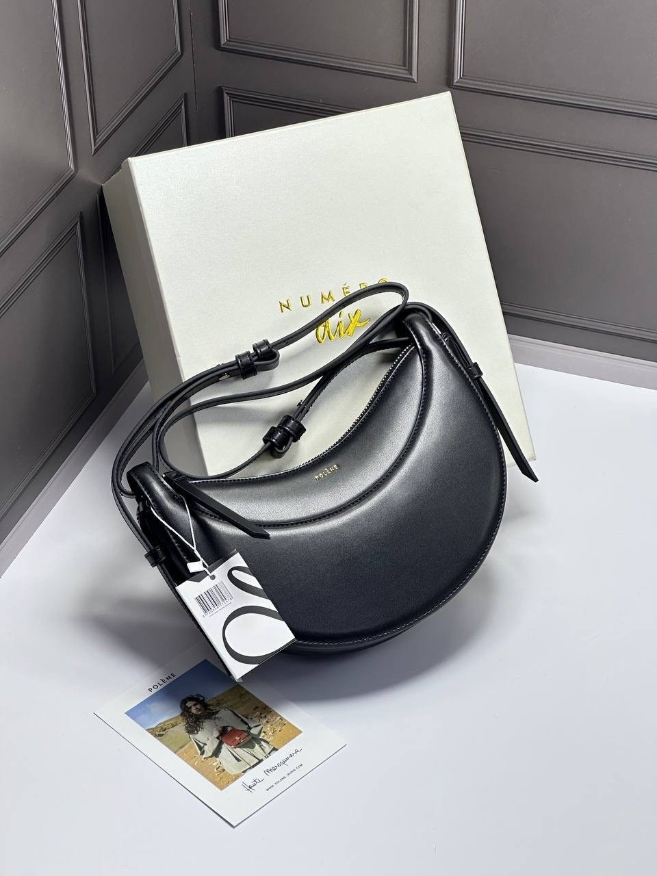 женская сумка на плечо,polene сумка на плечи из натуральной кожи,сумка,женская сумка,женская повседневная сумка