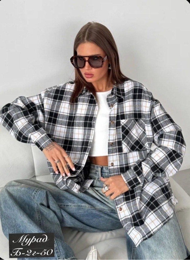 рубашка женская в клетку оверсайз,рубашка оверсайз в клетку betrendy wear,рубашка оверсайз в клетку удлиненная,рубашка оверсайз в клетку удлиненная thirteen brand,женская рубашка в клетку