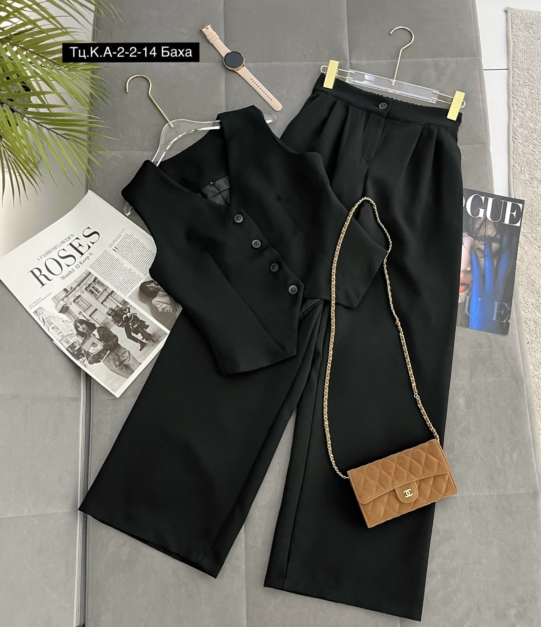 костюм брючный двойка с жилетом blaze shop,брючный костюм,костюм женский из блейзера и жилета с высокой талией,жилет и брюки,женские костюмы