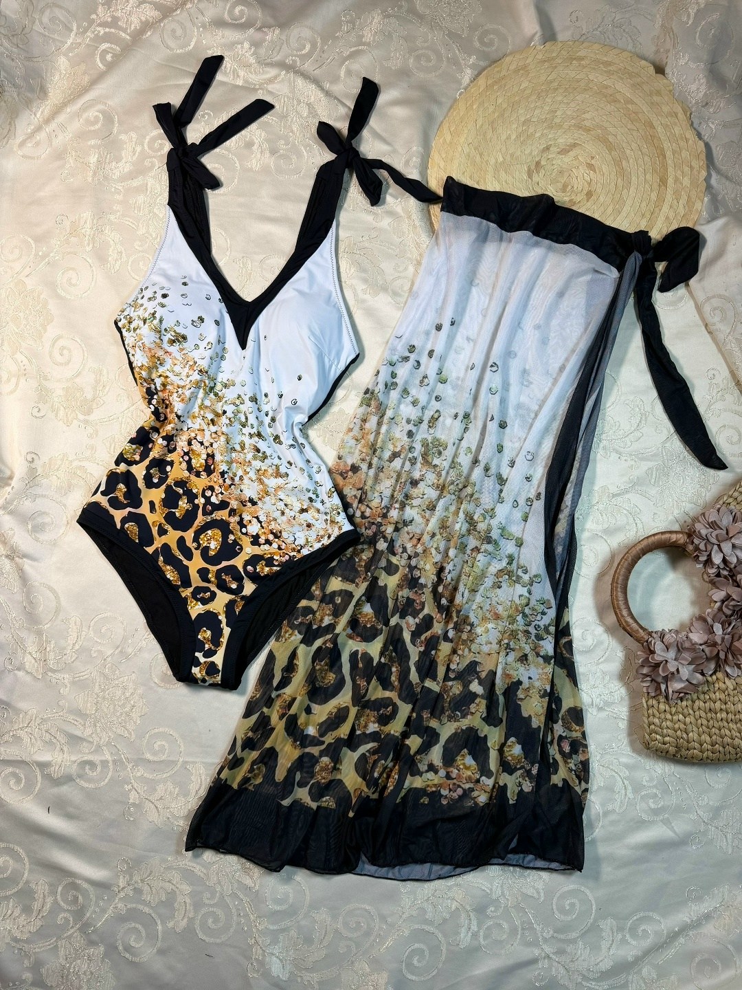 слитный купальник с леопардовым принтом,купальник с леопардовым принтом,купальник женские,купальник с принтом,купальник женские слитный