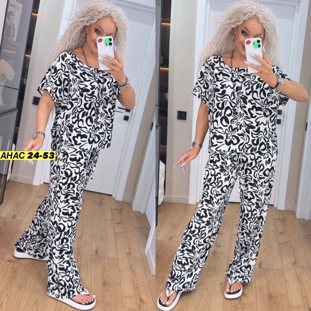 костюмы женские,костюм с брюками,брючные костюмы женские,костюм лапша леопардовые с брюками палаццо широкие,костюм двойка летний брючный