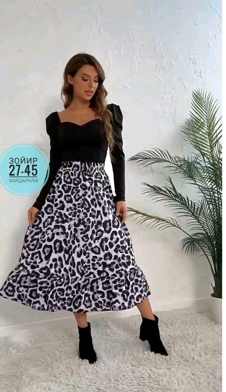 юбка женская,shein lune юбка с леопардовым принтом с высокой талией,женская летняя юбка с леопардовым принтом,юбка леопард,леопардовая юбка