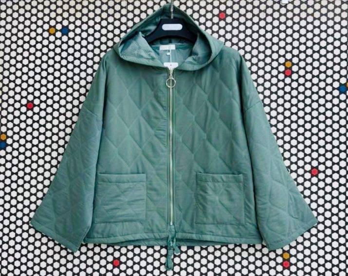 куртка стеганая,куртка демисезонная стеганая с капюшоном zarina,куртка стеганая с капюшоном,демисезонная куртка,женская куртка демисезонная