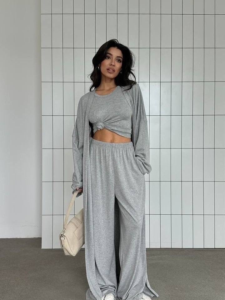 летний костюм с брюками палаццо,костюм брючный,женский костюм,комплект с брюками палаццо,тройка костюм женский