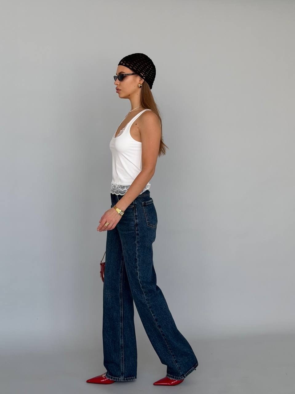 кружевная майка,майка женская с кружевом,топ laredoute топ с кружевным воротником s белый,женская майка,майка бельевая женская