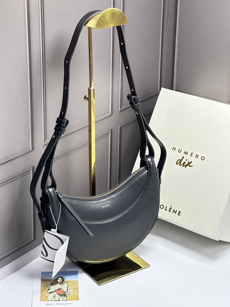 женская сумка на плечо,polene сумка на плечи из натуральной кожи,сумка,женская сумка,женская повседневная сумка