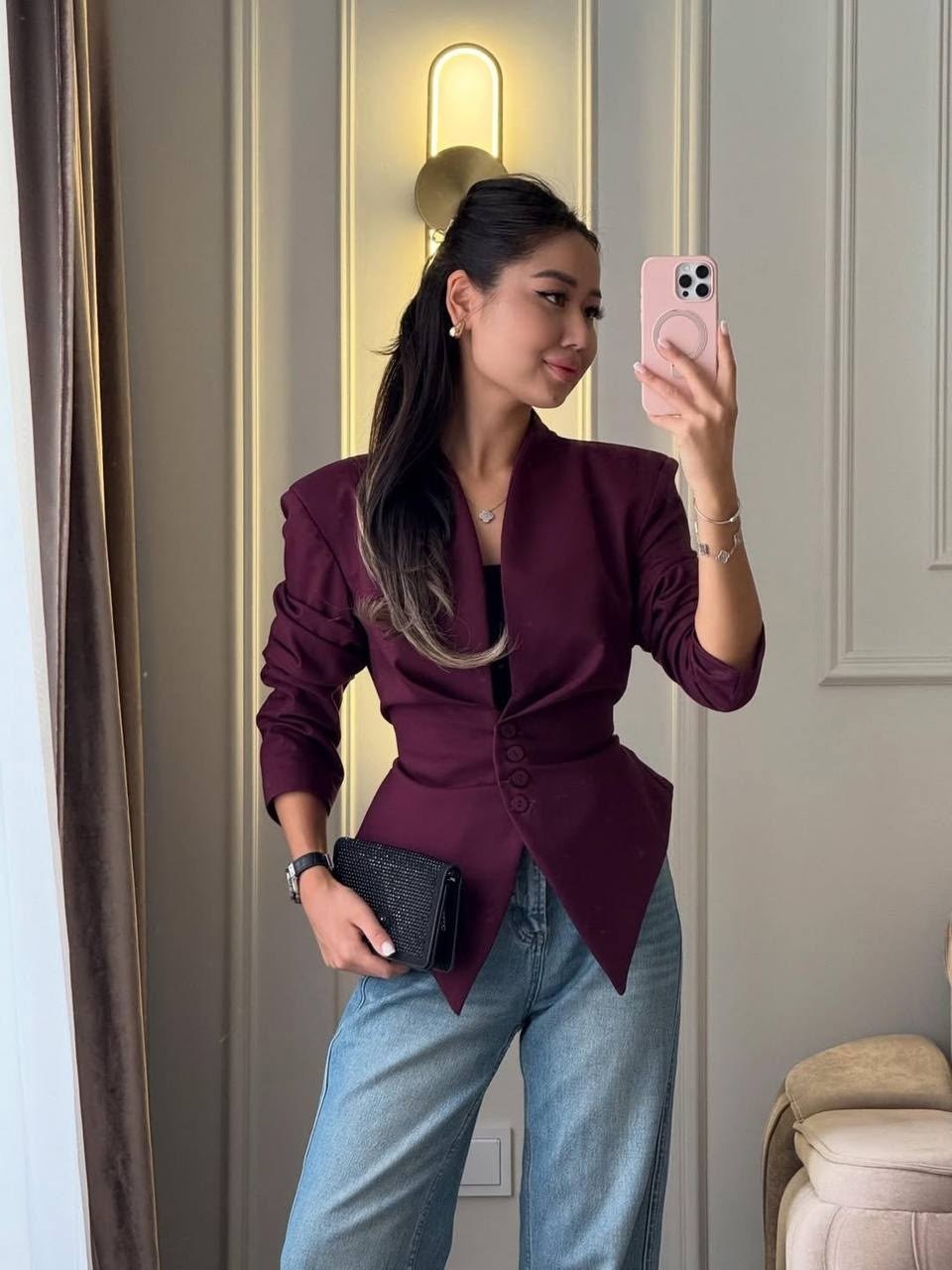 пиджак приталенный классический nina shоp,пиджак женский,пиджак,бордовый пиджак,пиджак приталенный классический nina shop