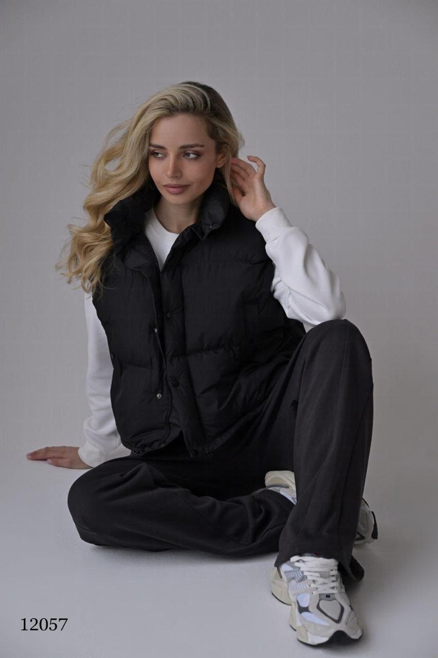 жилет коричневый женский,коричневая жилетка женская,жилетка женская,жилет,жилетка с объемным воротником цвет коричневый размер onesize (42-50)