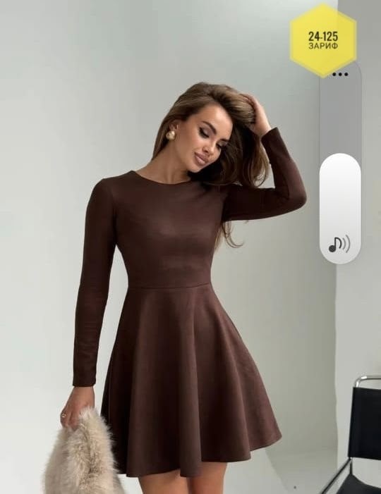 платье из спандекса под замшу,платье замшевое трапеция мини,платье из замши,замшевое платье мини,замшевое платье