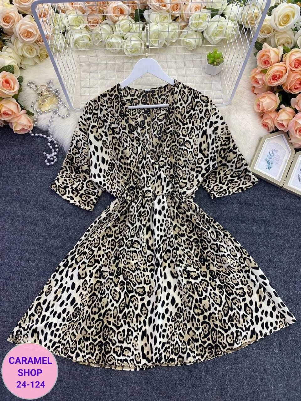 халат-кимоно женский длинный с леопардовым принтом,леопардовое платье,платье с леопардовым принтом,леопардовый халат,халат леопардовый женский