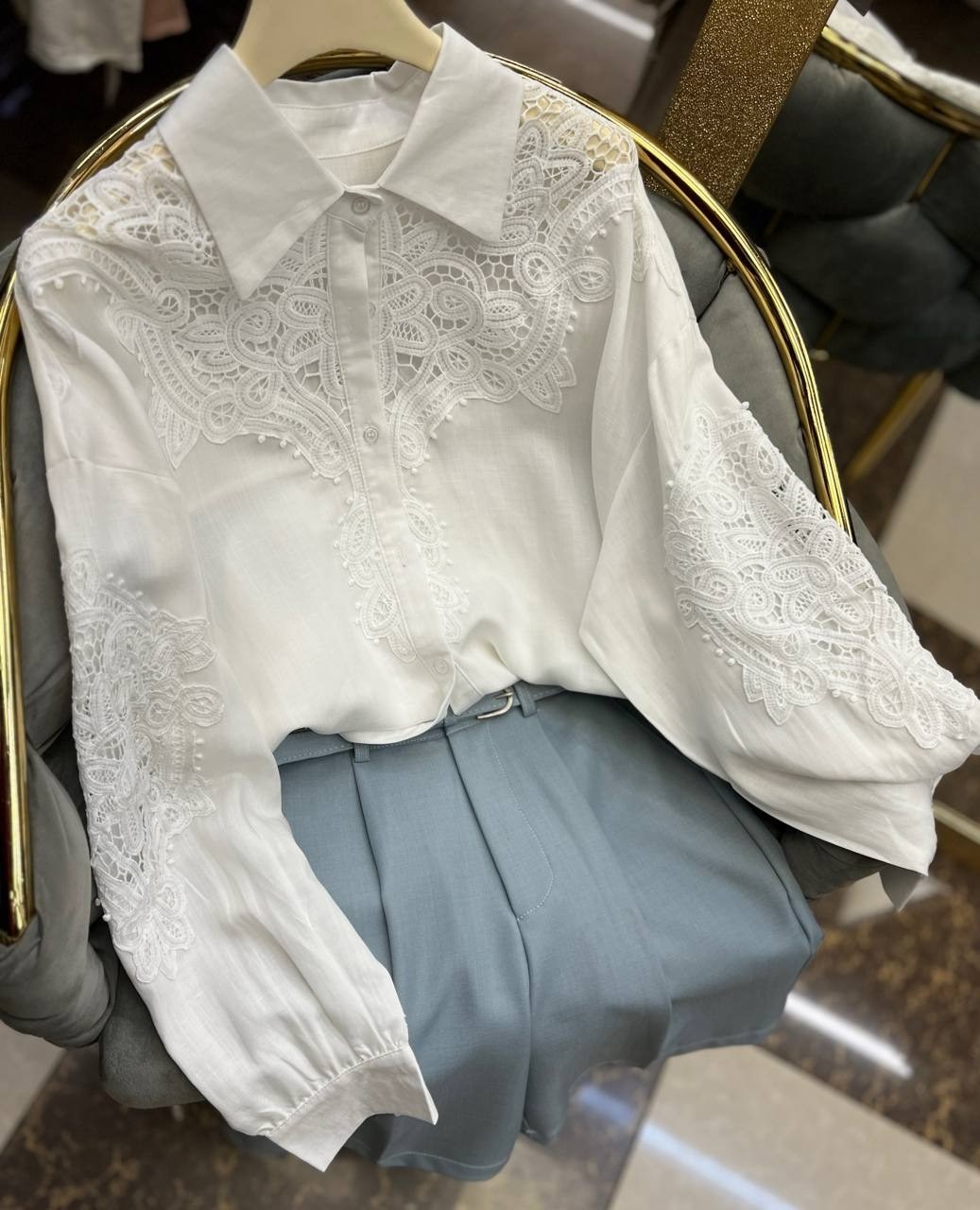 рубашка женская,элегантная рубашка,рубашка с кружевом,кружевная блузка,блузка с вышивкой