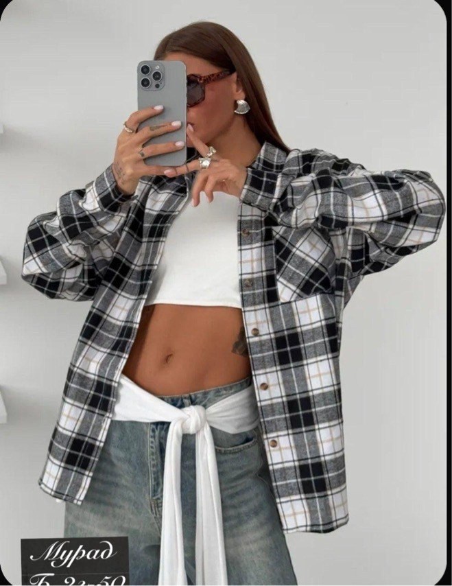 рубашка женская в клетку оверсайз,рубашка оверсайз в клетку betrendy wear,рубашка оверсайз в клетку удлиненная,рубашка оверсайз в клетку удлиненная thirteen brand,женская рубашка в клетку