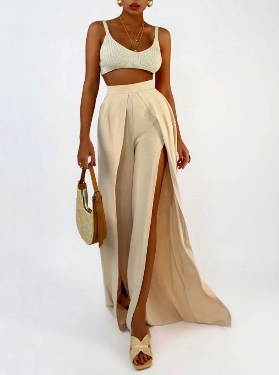 пляжная юбка,белая пляжная юбка,широкие брюки с разрезом,пляжная одежда,белые брюки с разрезами