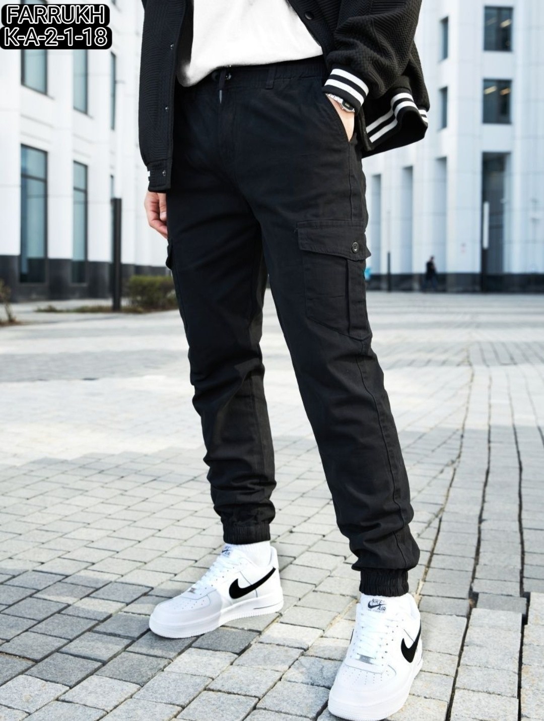 брюки джоггеры мужские,брюки мужские карго,брюки джоггеры с карманами черные barouz,джоггеры мужские люксовые,джоггеры мужские базовый люксовые