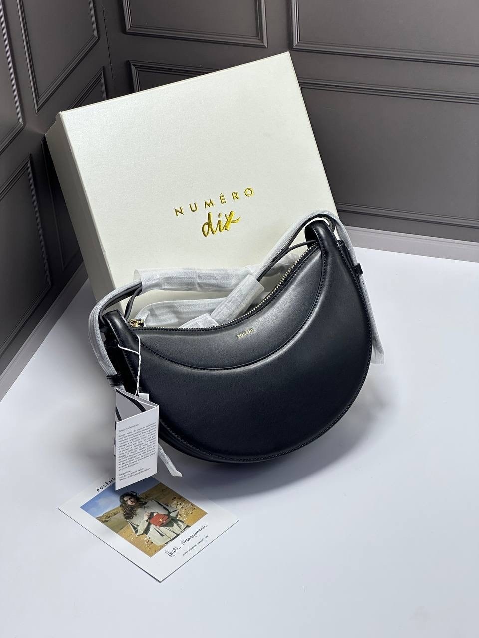 женская сумка на плечо,polene сумка на плечи из натуральной кожи,сумка,женская сумка,женская повседневная сумка