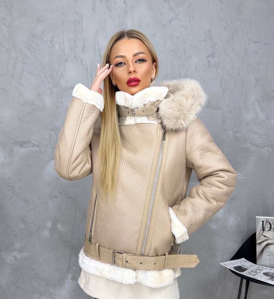 бежевая куртка дубленка большой размер,дубленка укороченная женская,дубленка пилот женская,дубленка авиатор,женская дубленка