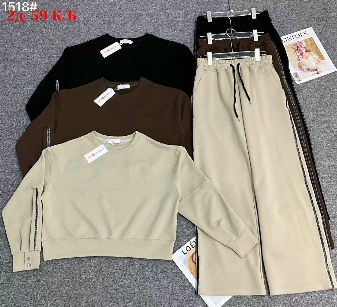 спортивный костюм женский,трикотажные костюмы,костюм женский кофта и штаны арт. 1456630,спортивный костюм,костюм трикотажный женский