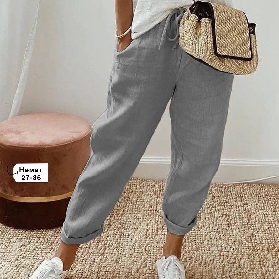 женский брюки,повседневные брюки,брюки женские из хлопка и льна,штаны лен,брюки летние женские