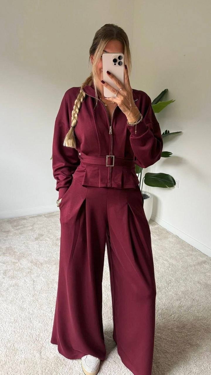 трикотажный костюм женский с брюками best mood,трикотажный брючный костюм,трикотажный костюм женский с брюками best mood цвет бордовый,трикотажные костюмы,женский костюм