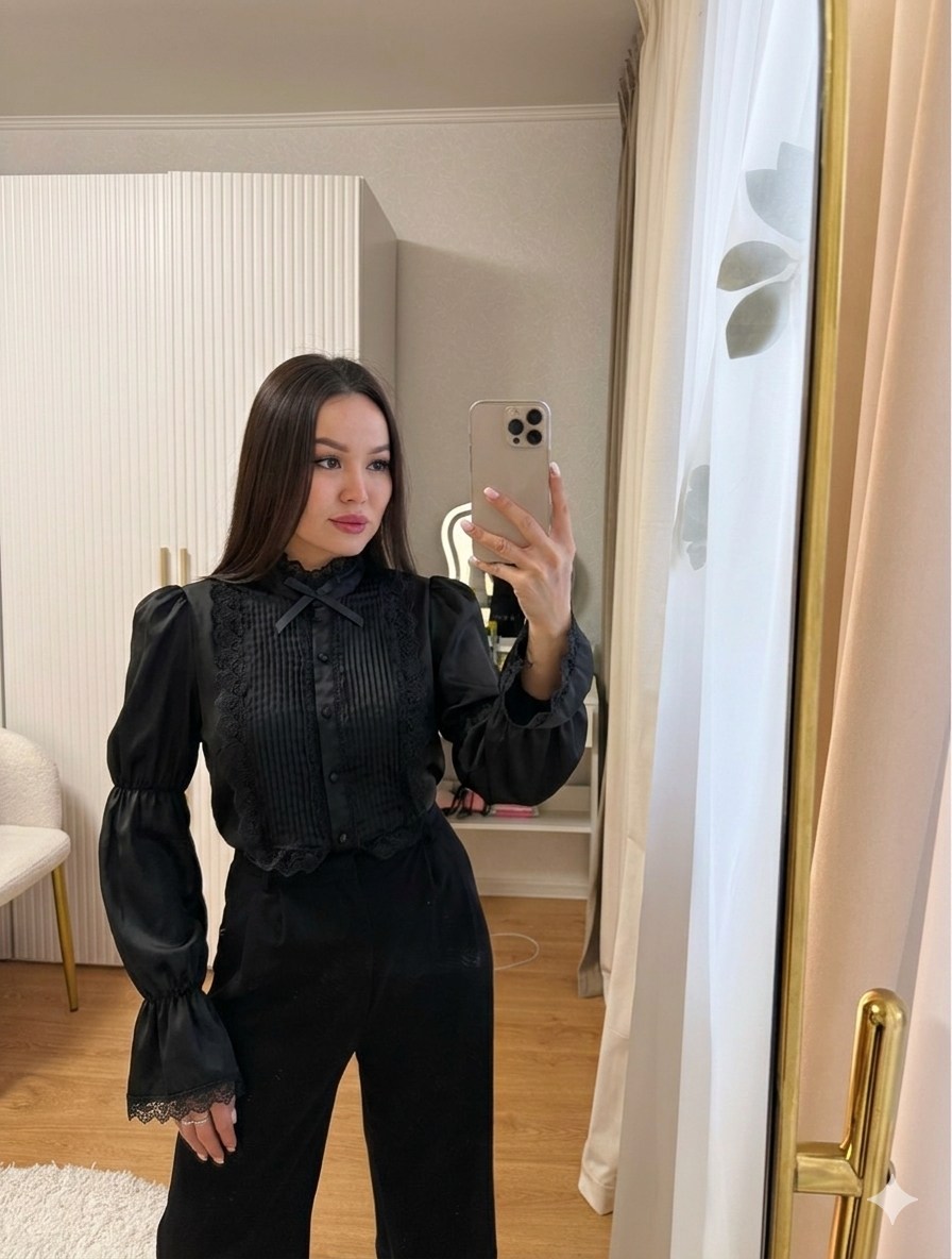 стильная блузка,блузка с оборками,шикарная блузка,модная блузка,блузка с воротником