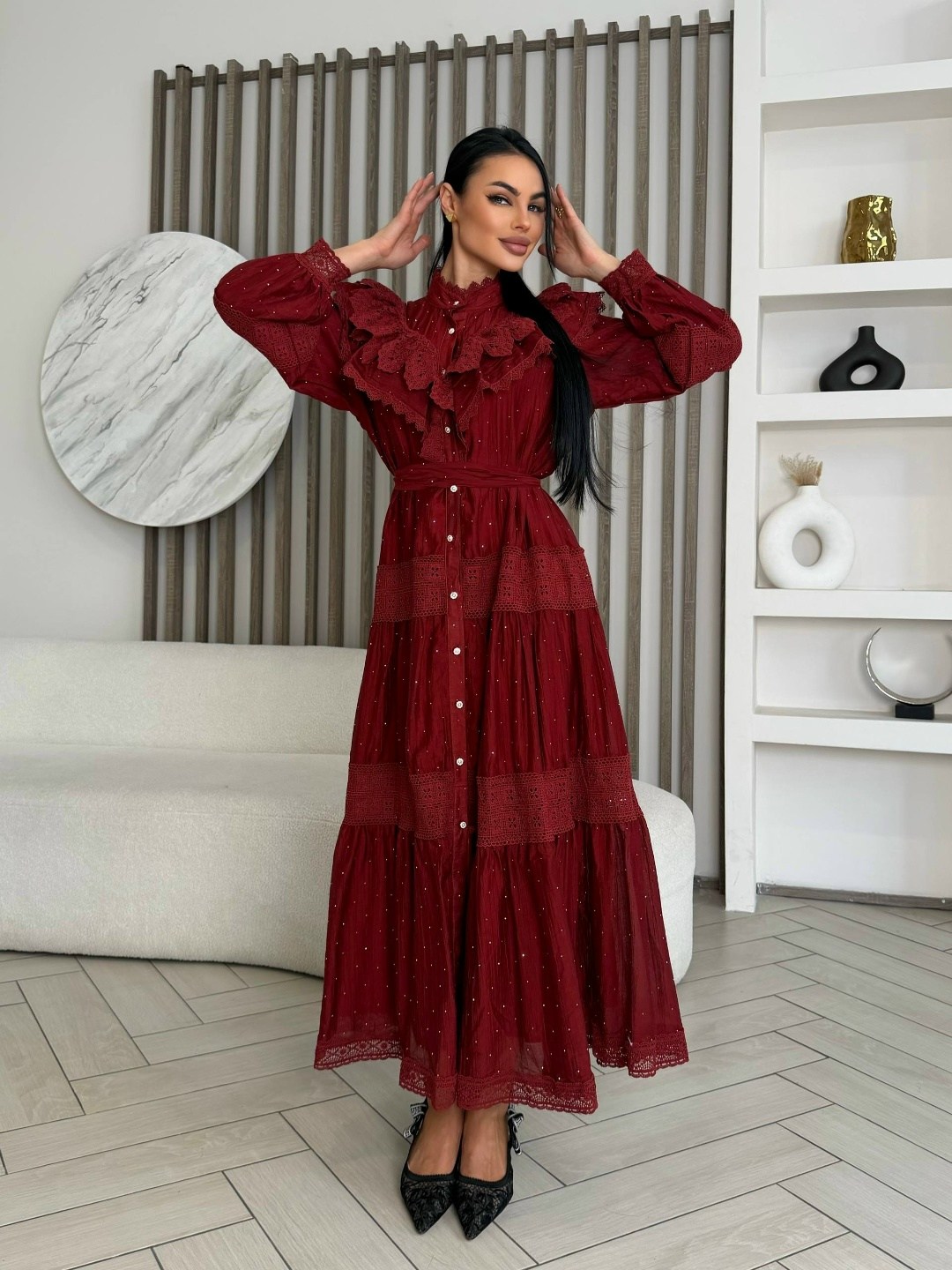 модное платье,платье стиль,платье женская,платье кружевное,бордовое платье