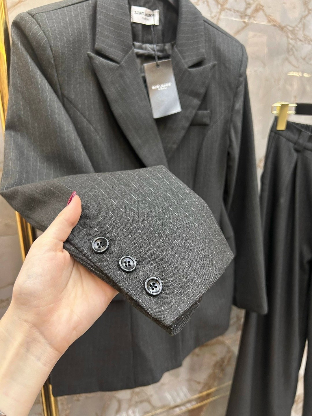 костюм брючный женский,костюм брючный классический,брючной костюм,брючный костюм 2058 серый amberastyle,женские костюмы