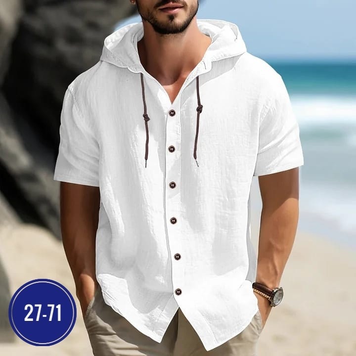 рубашка мужская с капюшоном,рубашка с капюшоном,мужская рубашка,мужская повседневная рубашка,рубашка летняя мужская