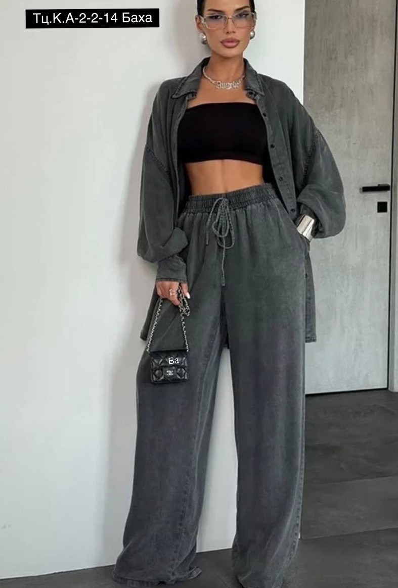 шелковый костюм в пижамном стиле женский брючный,костюм женский брючный шелковый в пижамном стиле чёрный,брючный костюм шелковый в пижамном стиле оверсайз kopshop,костюм женский,брючный костюм женский