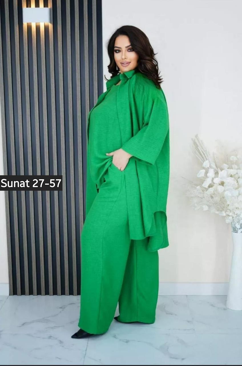 нарядный брючный костюм,женские костюмы больших размеров,женские костюмы брючные,костюм брючный большие размеры,костюм жатка женский летний брючный