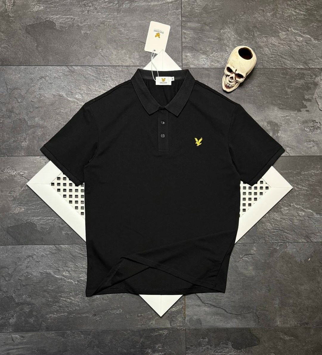 поло lyle scott,поло с,белое поло lyle scott,футболки мужские белые