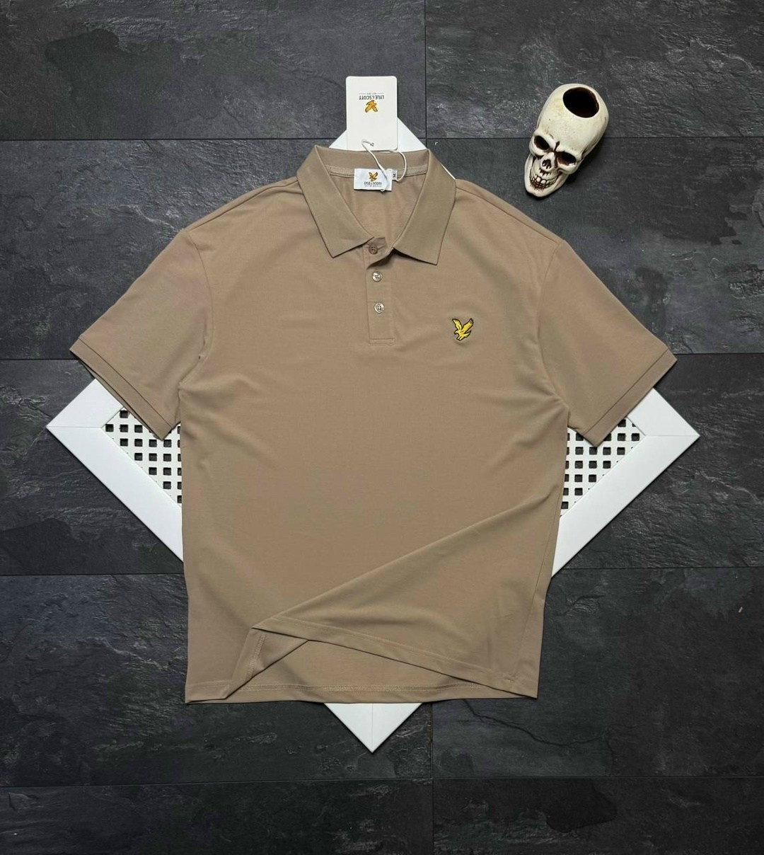 поло lyle scott,поло с,белое поло lyle scott,футболки мужские белые