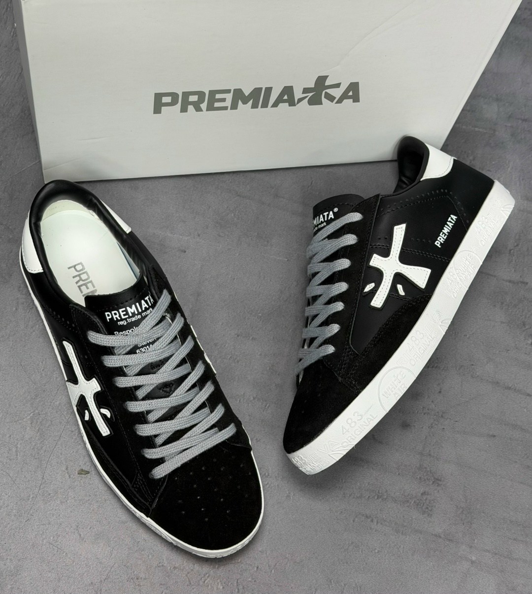 ,кеды premiata,кеды premiata мужские,кроссовки premia,премиата стивен кеды