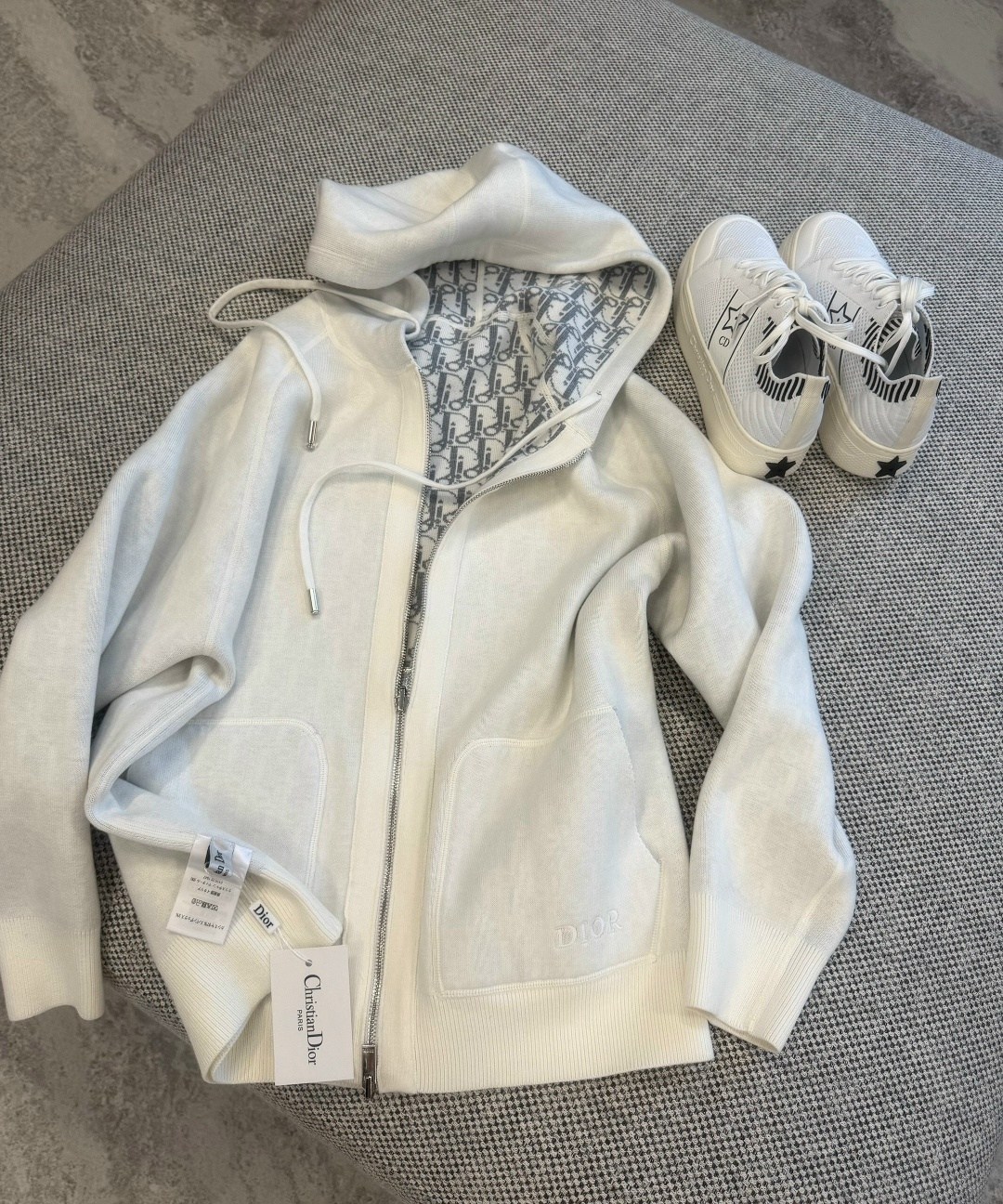 кофта диор,кардиган,женская двусторонняя куртка christian dior,женская кофта,кардиган с капюшоном