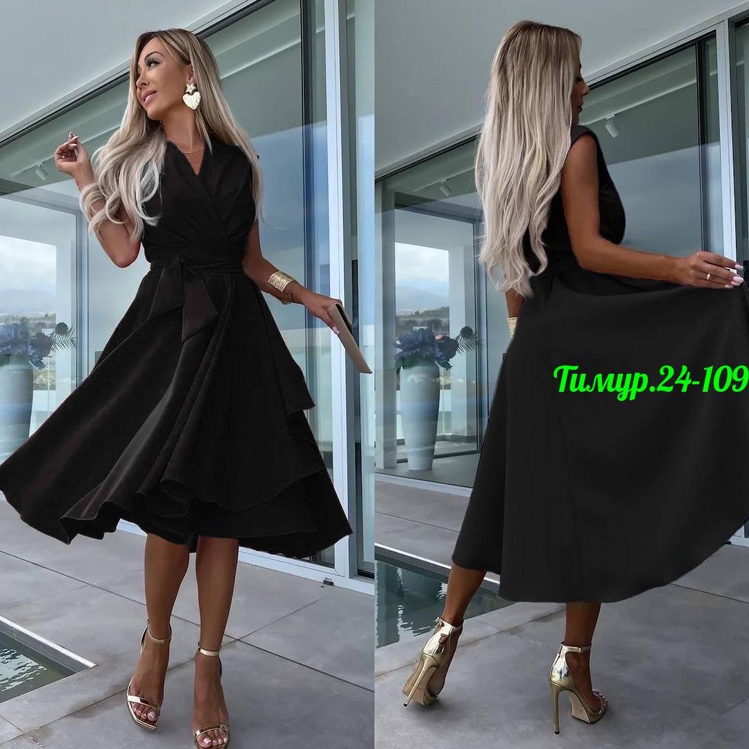 платье 👗,платье миди,платье идеальное,женское платье ткань лайт,черное платье