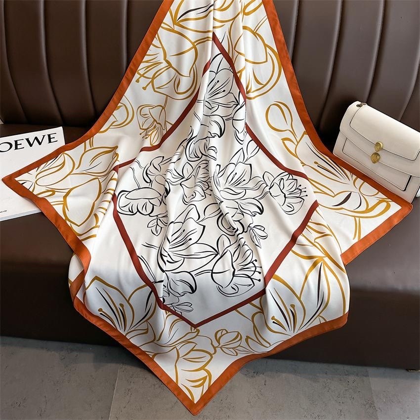 шелковый шарф,женский шелковый шарф,шарфы для женщин,платки шелковые,шарф с принтом