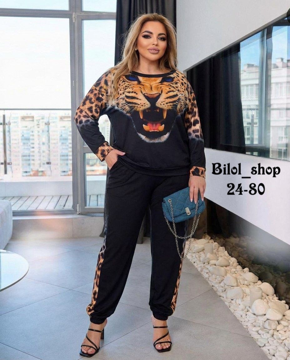 костюм женский,леопардовые костюмы,леопардовый трикотажный костюм,леопардовый летний костюм,женский костюм на флисе