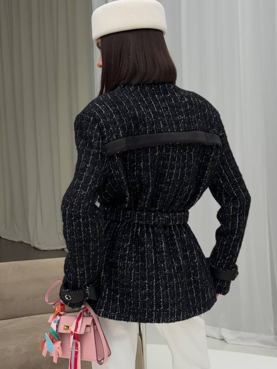 пиджак оверсайз без воротника с поясом itmy 270514126,жакет с поясом,зимняя пальто,твидовые костюмы