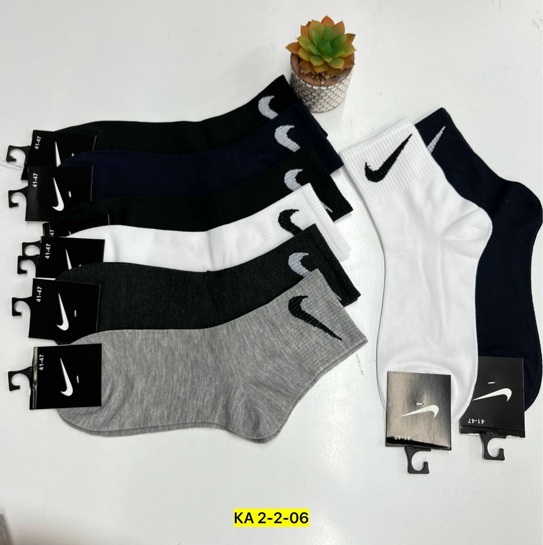 носки средние хлопковые набор 5 пар nike,комплект носки мужские,носки мужские,носки набор 10 пар спортивные,носки мужские 10 пар