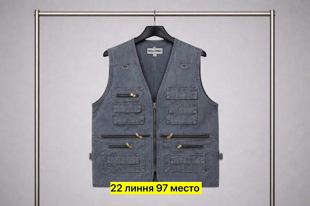 джинсовая жилетка мужская с карманами,жилет джинсовый мужской,жилет мужской,джинсовый жилет,джинсовая жилетка