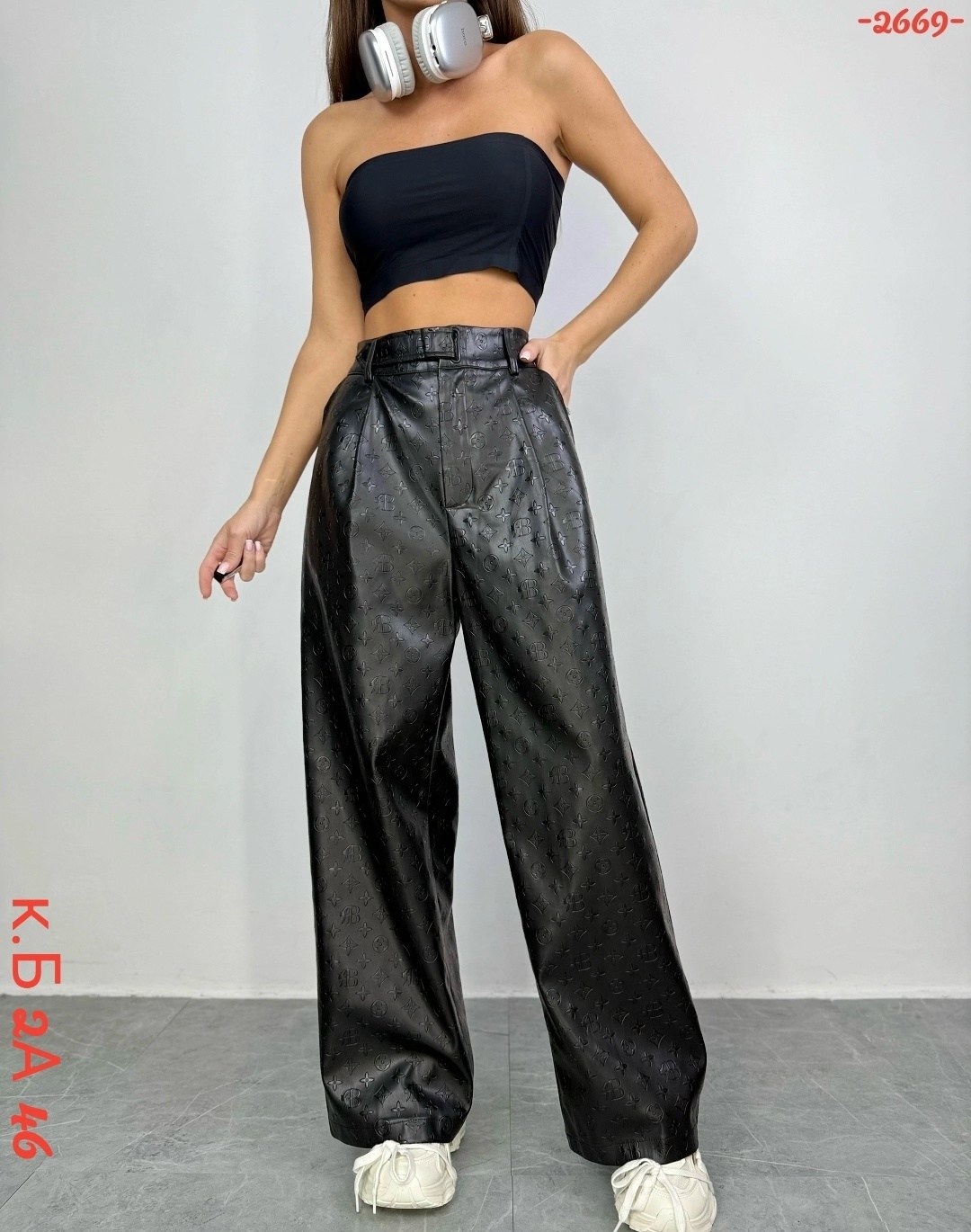 штаны женские,брюки палаццо из экокожи,кожаные брюки палаццо,кожаные штаны,брюки палаццо из экокожи murmary