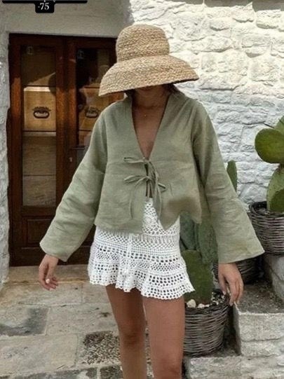 женская льняная рубашка оверсайз,кардиган,стильная блузка,повседневная блуза,блузы