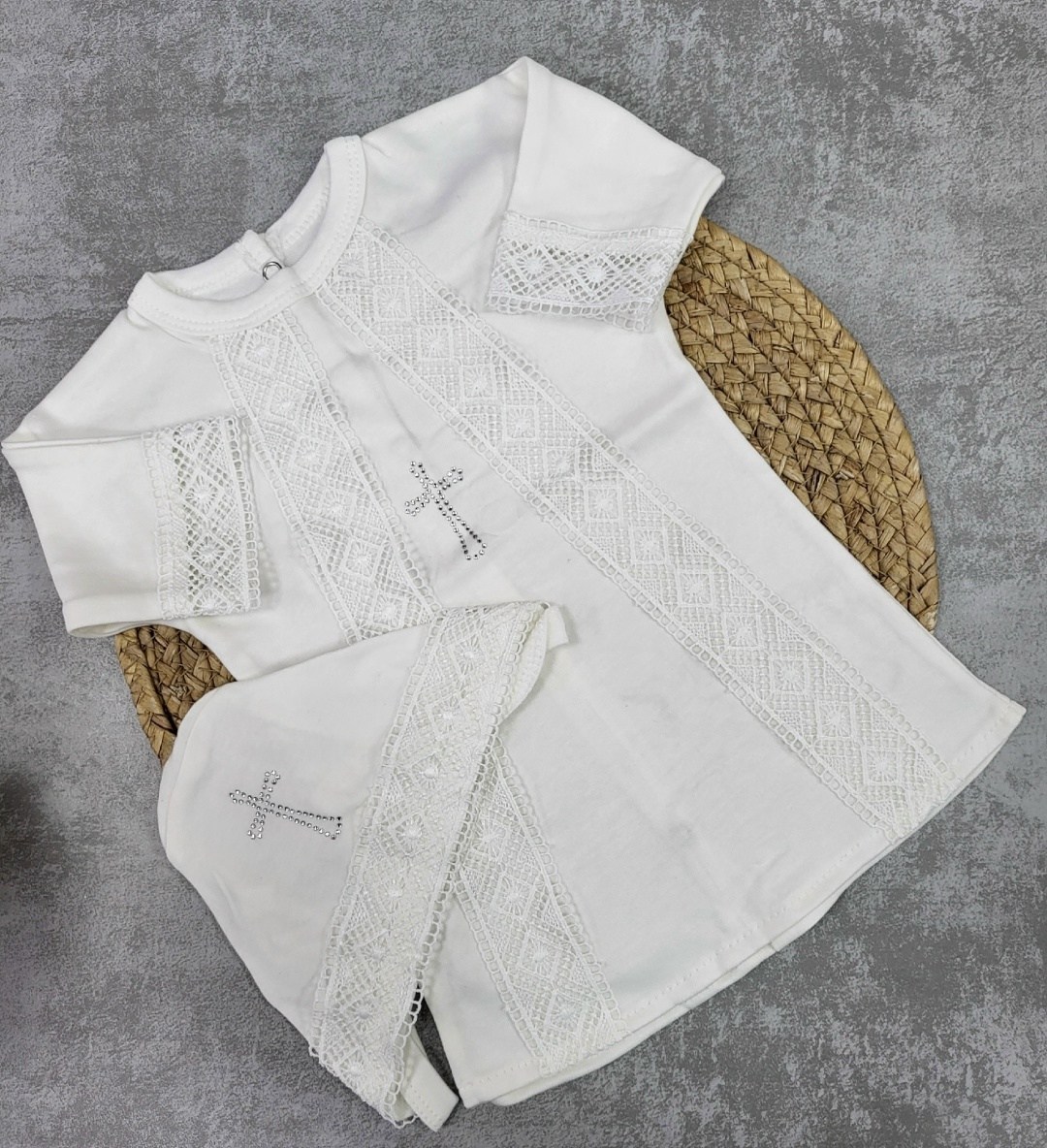 одежда для крещения крестильное,крестильный комплект,набор для крещения,рубашка для крещения,крестильный комплект для малыша крестильная