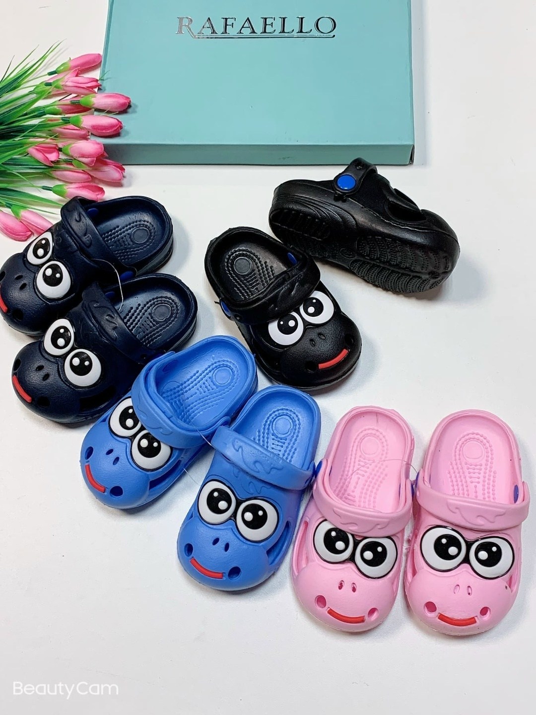 тапки резиновые,,детские кроксы,кроксы кр-20 черн,детские шлепанцы