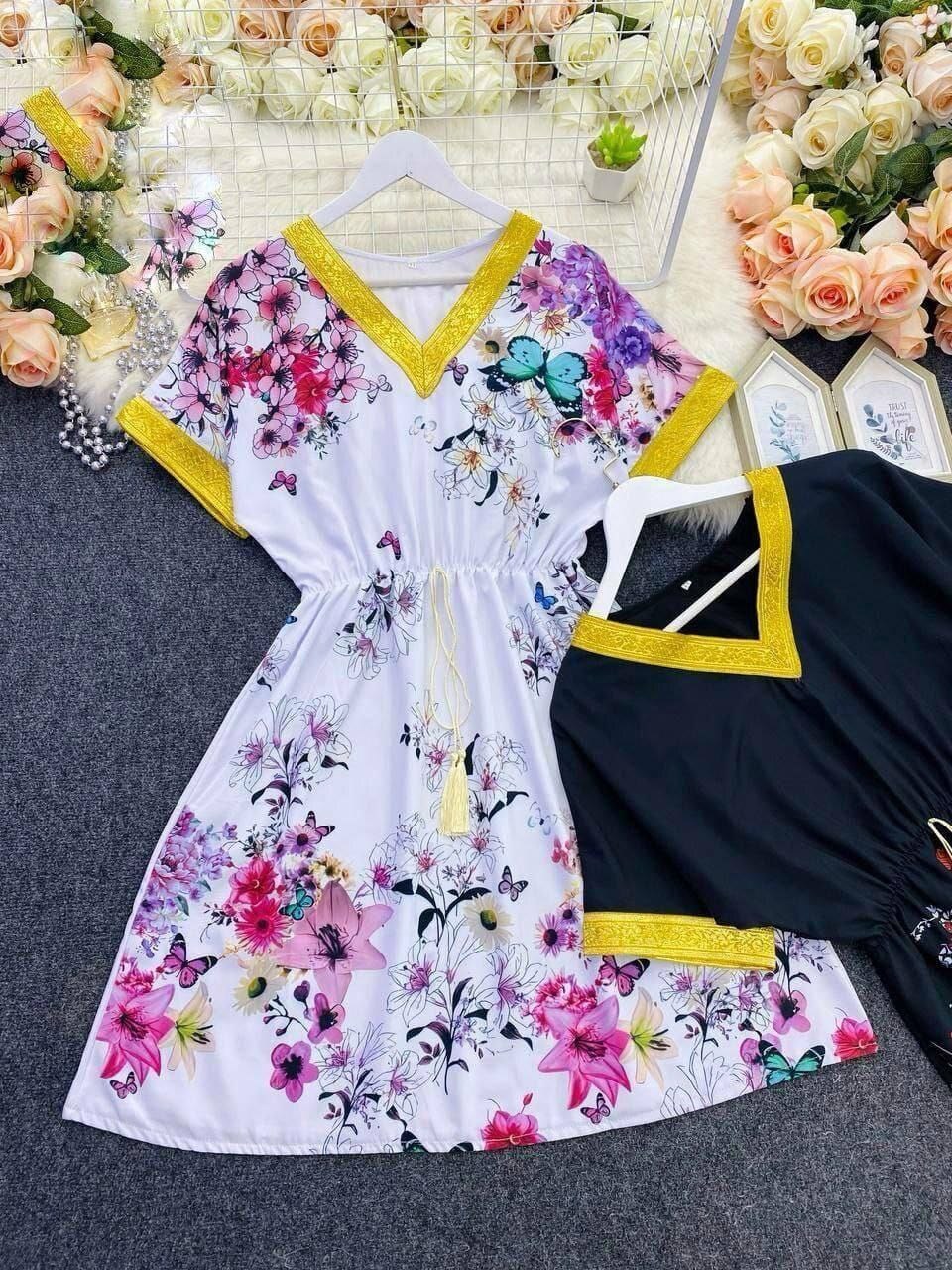 летнее женское платье,женское платье с цветочным принтом,женское платье с принтом,летнее платье с принтом,женское повседневное летнее платье