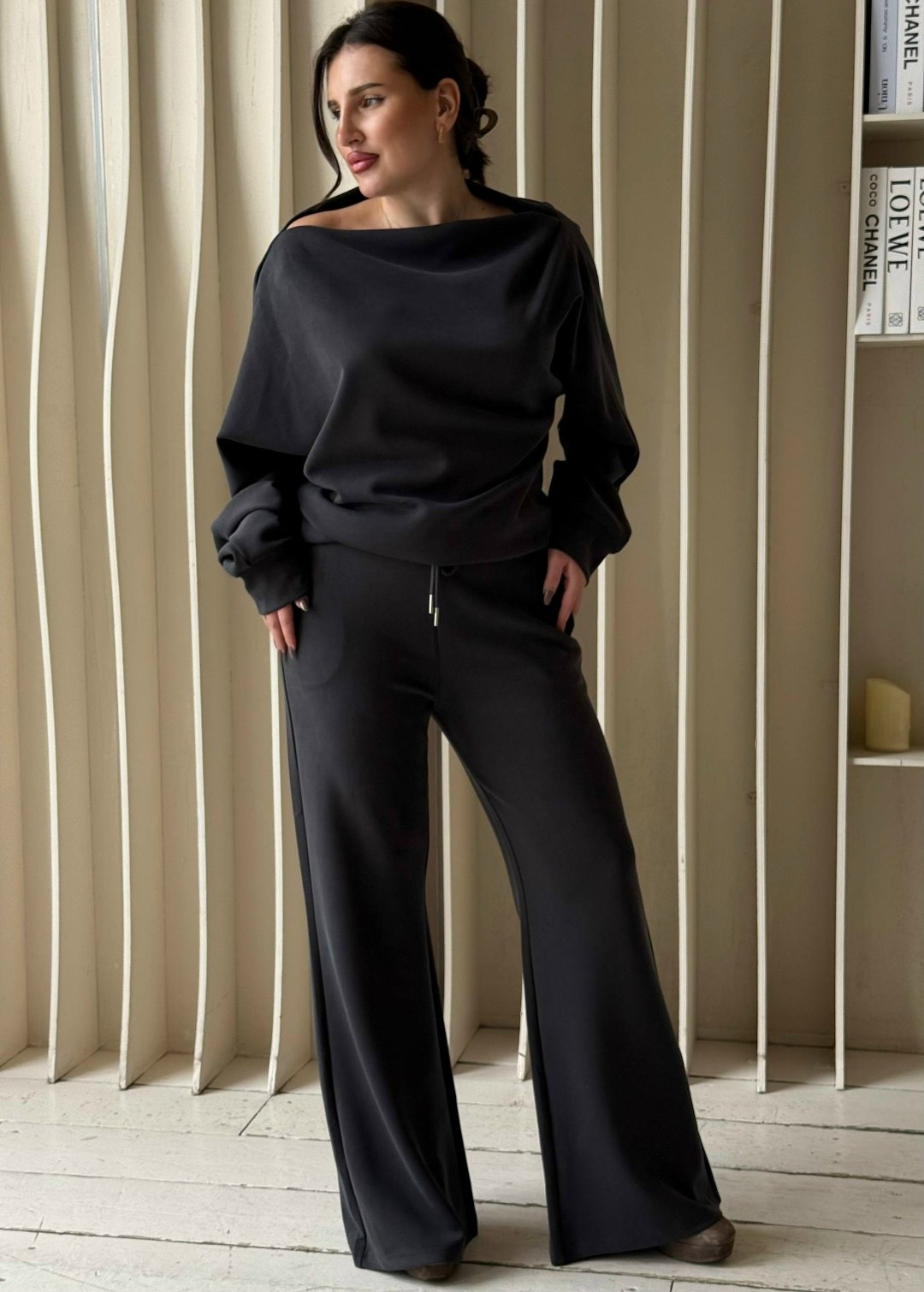 костюм с брюками,спортивный костюм женский,костюм женский,костюм спортивный брючный весенний оверсайз футер,костюм спорт шик