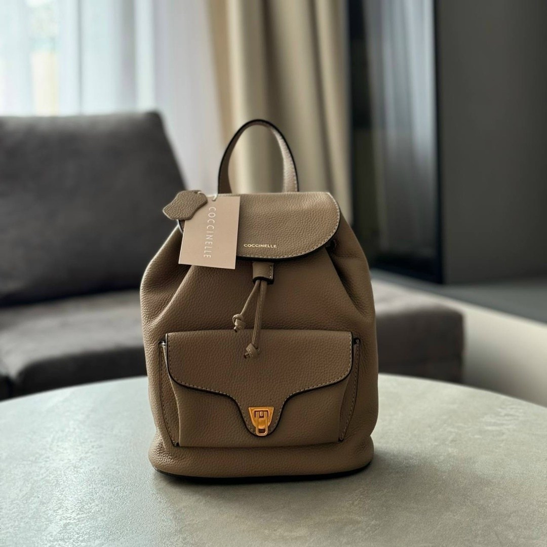 рюкзак coccinelle,женские рюкзаки,черные женские рюкзаки coccinelle,рюкзак,рюкзак coccinelle beat soft черный